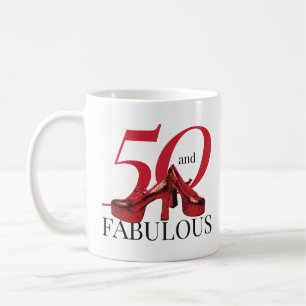 Mug 50 ans et Fabuleux 50e Anniversaire Cadeau