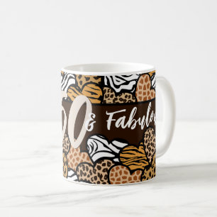 Mug 50 et fabuleux Coeurs Posters de animaux Brown et 