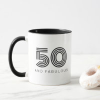 50 et fabuleux moderne Noir Cinquantième anniversa