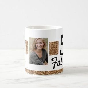 Mug 50 et Fabulous Gold Parties scintillant 2 Photo 50