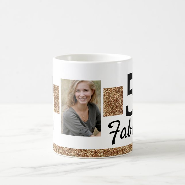 Mug 50 et Fabulous Gold Parties scintillant 2 Photo 50 (Centre)