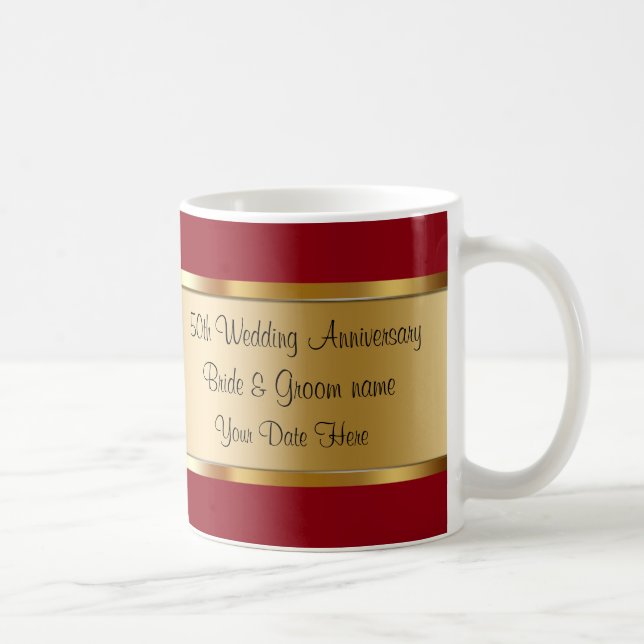 Mug 50e anniversaire du Mariage (Droite)