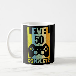 Mug 50e anniversaire Femmes Hommes Niveau 50 ans 1972 