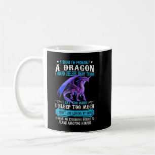 Mug 5 Signes Je suis probablement un Dragon Dragon Lov