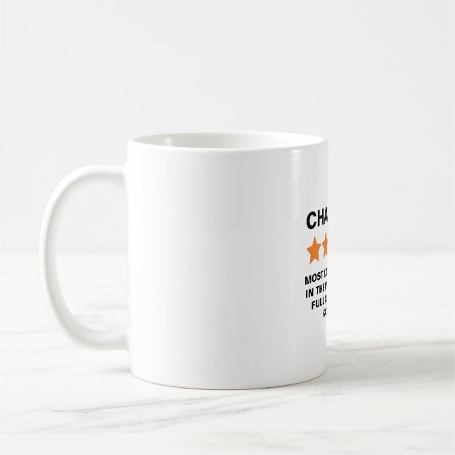 Mug 5 Star Review nom Customizable (Gauche)