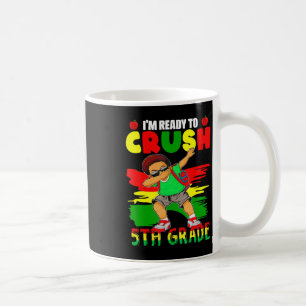 Mug 5e année Dabbing Black African Boys Retour à l'éco