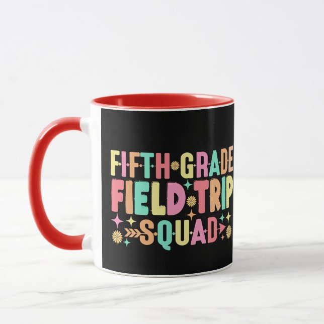 Mug 5e année Escadron de voyage sur le terrain Enseign (Gauche)