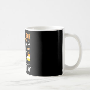 Mug 5e anniversaire enfants squelette drôle 5e anniver