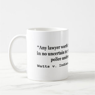 Mug 5ème Watts d'amendement v Indiana les 338 USA 49
