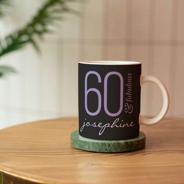 Mug 60 et fabuleux 60e anniversaire cadeau (Créateur téléchargé)