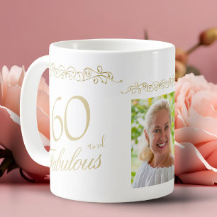 Mug 60 et fabuleux ornement 60e anniversaire Photo