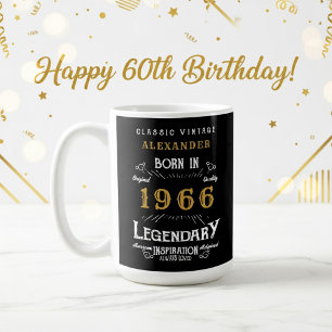 Mug 60e anniversaire 1966 Legend Retro