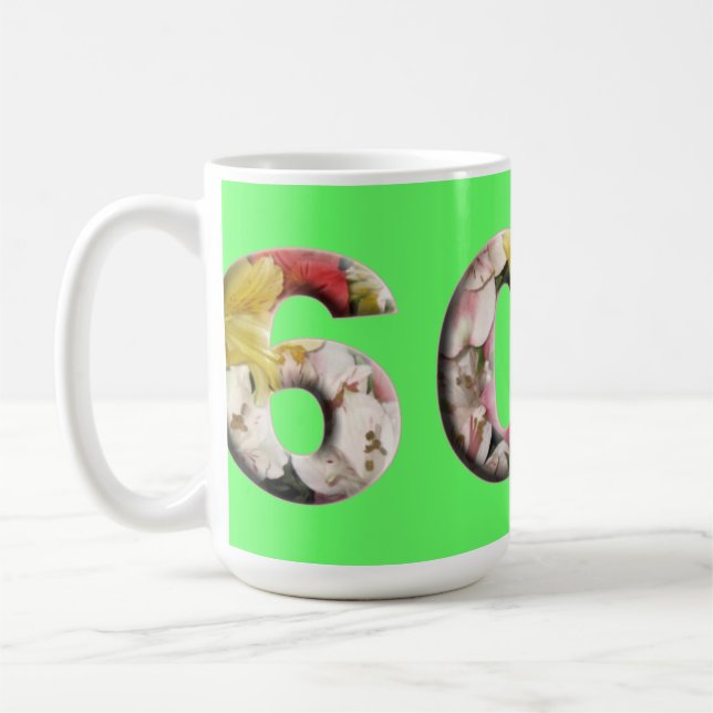 Mug 60e anniversaire de l'anniversaire de l'anniversai (Gauche)