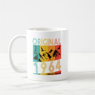 Mug 60e anniversaire homme femme cadeau original Vinta