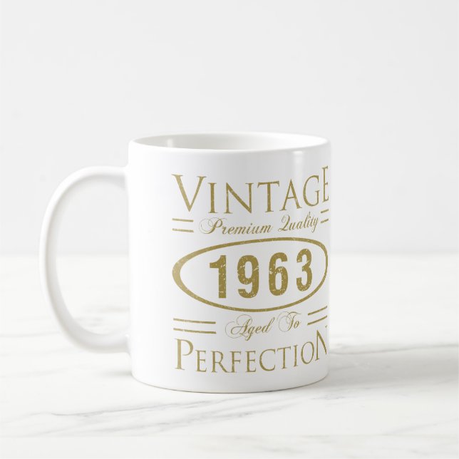 Mug 60e anniversaire Vintage 1963 (Gauche)
