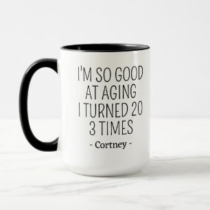 Mug 60e fête d'anniversaire à 60 ans femmes hommes