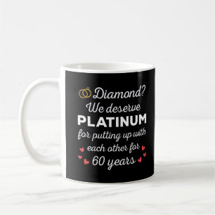Mug 60ème anniversaire du Mariage I - Diamond Funny Co