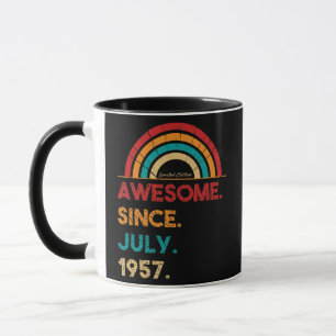 Mug 65 ans Awesome depuis Juillet 1957 Cadeaux 65e