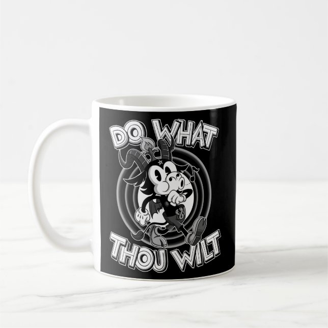 Mug 666 Faites Ce Que Vous Voulez Satanique Baphomet 3 (Gauche)