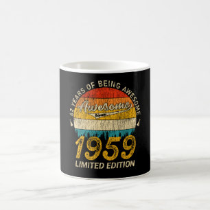 Mug 66 Ans 1959 Retro Awesome 66e anniversaire Cadeau