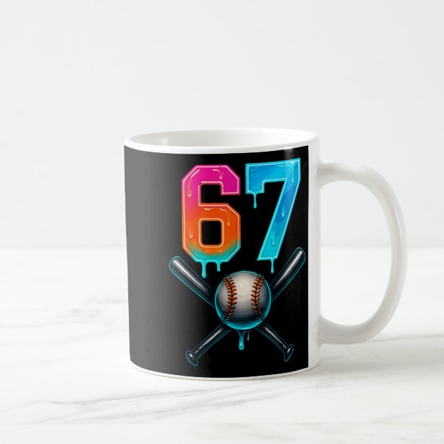 Mug 67 Baseball Meme Cool Drip Number 67 Player Or 67t (Droite)