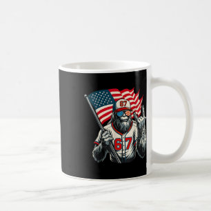 Mug 67 Bigfoot Mème Drôle Six Sept Argot Gen Alpha