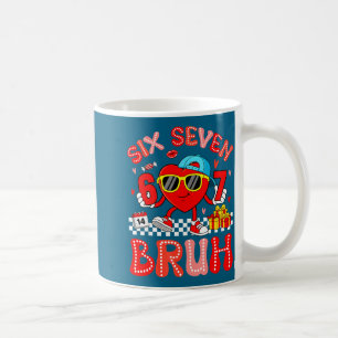 Mug 67 Bruh cœur drôle Saint Valentin Six Sept Mème 6 