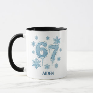 Mug 67 Drôle 6 7 Six Sept Noël Personnalisé