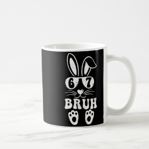 Mug 67 drôles de Bruh Six Seven Meme Lapin Bunny Sungl