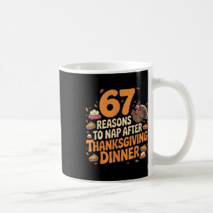 Mug 67 drôles Six Sept Gen Alpha Meme Dinde Action de