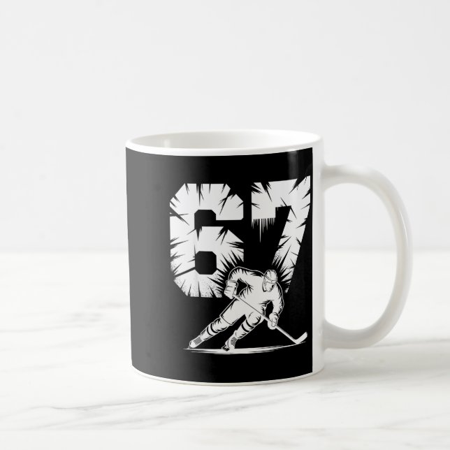Mug 67 Hockey Cool Six Seven Gen Alpha Slang Winter St (Droite)