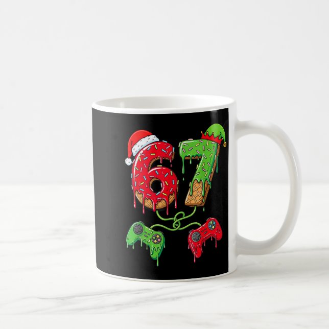 Mug 67 Ice Cream Drip Gamer Six Seven Meme Christmas K (Droite)