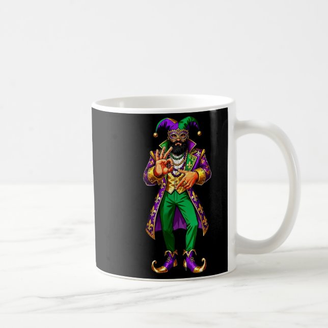 Mug 67 Jester Man Mardi Gras Six Seven Meme Gen Alpha  (Droite)