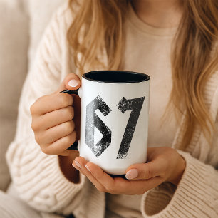 Mug 67 Mème amusant Six Sept Gen Alpha