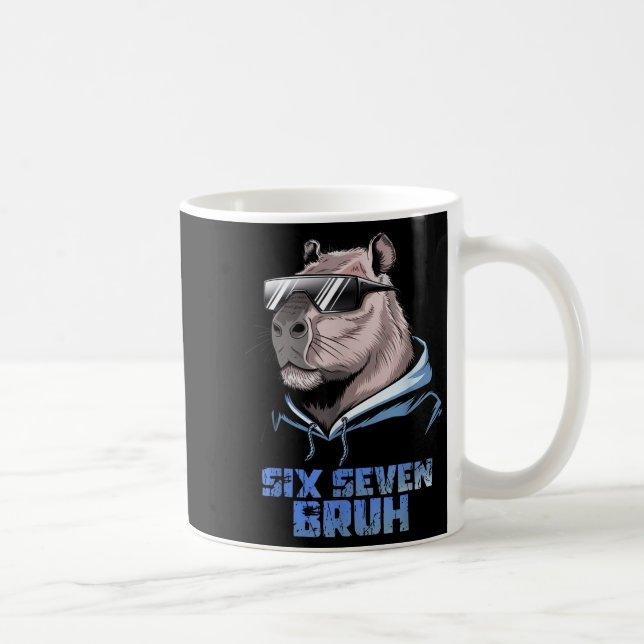 Mug 67 Meme Capybara Funny Six Seven Bruh Capybara For (Droite)