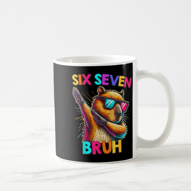 Mug 67 Meme Capybara Six Seven Bruh Capybara Kids Boys (Droite)