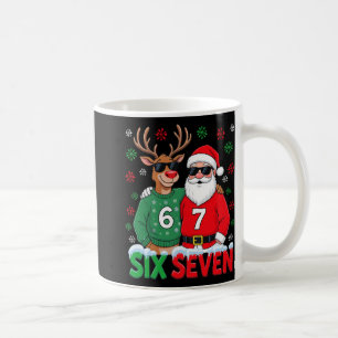 Mug 67 Meme drôle de Noël Santa Six Seven