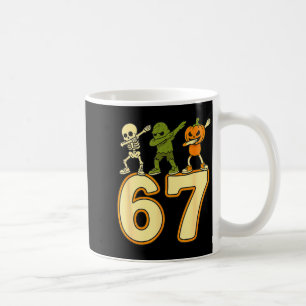 Mug 67 Meme Drôle Halloween Nombres Six Sept Hommes Fe