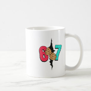Mug 67 Meme Drôle Six Sept Génération Alpha Argot Noël