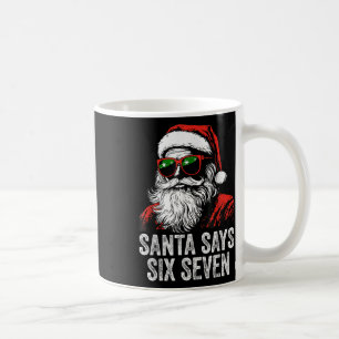 Mug 67 Meme Drôle Six Sept Noël 6-7 Meme Santa 6