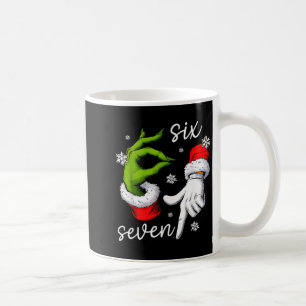 Mug 67 Meme Humour Drôle Santa Dit Six Sept Noël