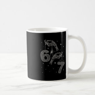 Mug 67 Meme Main de squelette drôle Halloween Six Sept