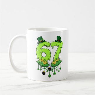Mug 67 Meme Shamrocks Six Seven Shamrocks 6-7 St Patri