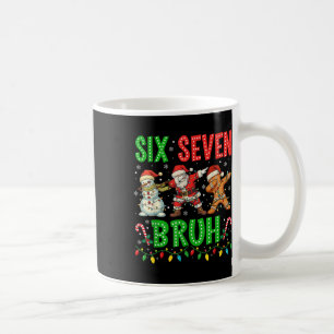 Mug 67 Meme Six Seven Bruh Dabbing Père Noël 6 7 Drôle