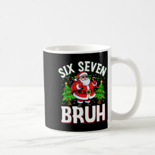 Mug 67 Meme Six Seven Bruh Père Noël Drôle Noël Enfant