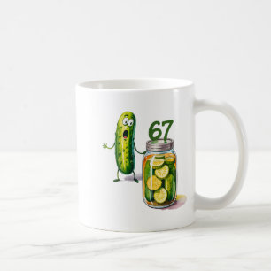 Mug 67 Meme Surprise Pickle Un Pot De Pickles Tranchés