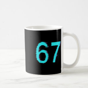 Mug 67 Meme Tendance Gen Z Alpha Six Seven 6 7 