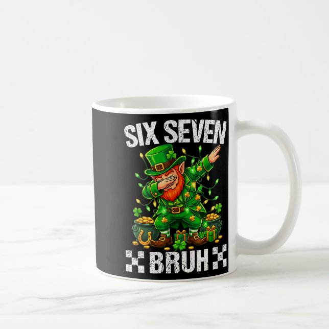 Mug 67 Saint-Patrick Drôle Six Sept Mème Leprechaun Ga (Droite)