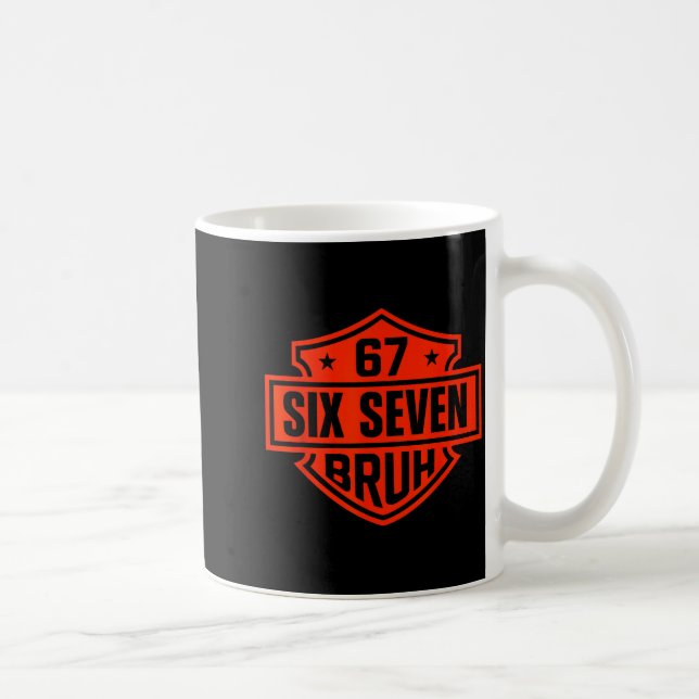 Mug 67 Six Seven 6 7 Garçons Filles Enfants Adolescent (Droite)