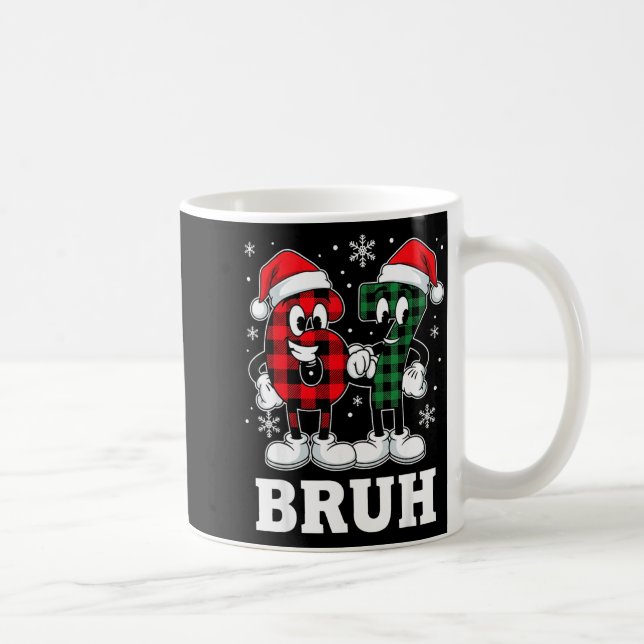 Mug 67 Six Seven Christmas Bruh Funny Italian Brainrot (Droite)